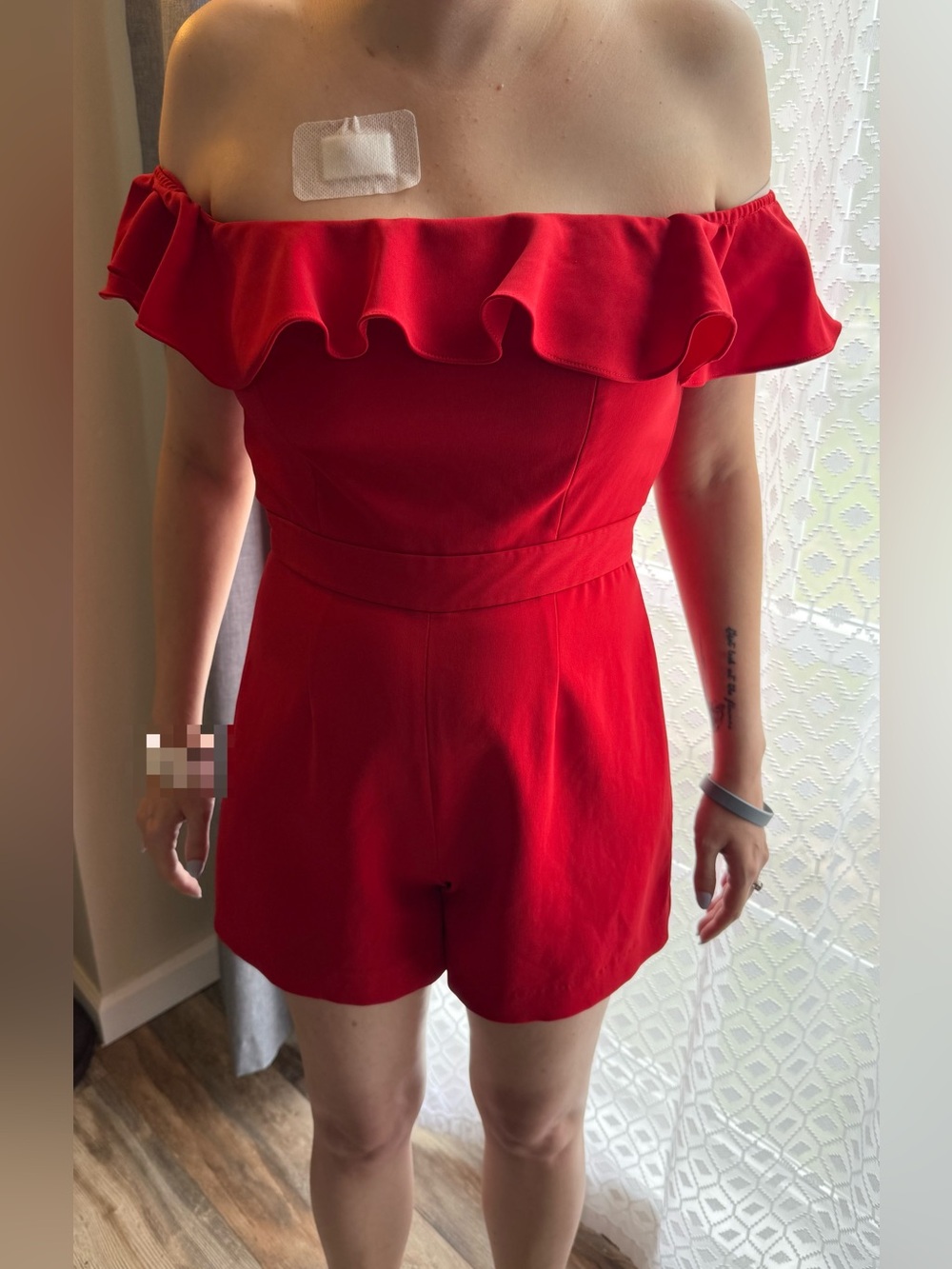 JayGodfrey Red Bianca Romper - Picture 7 of 10
